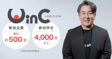 社長と学生がマッチングする新卒採用サービス「WinC Audition」で新入社員の早期離職を0へ