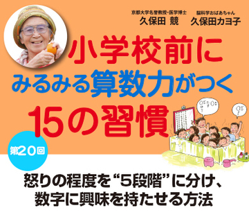 怒りの程度を“5段階”に分け、数字に興味を持たせる方法