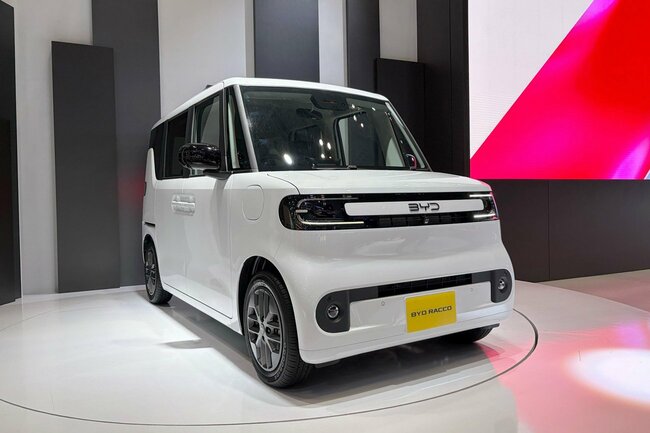 BYDが26年夏に発売する軽自動車「RACCO（ラッコ）」