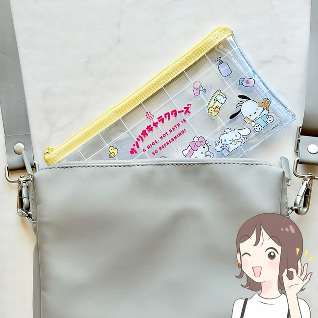 カードや診察券が100枚も入った…!ダイソー×サンリオの「ぺたんこポーチ」ミニ財布にもなって使い勝手バツグン!《購入レビュー》
