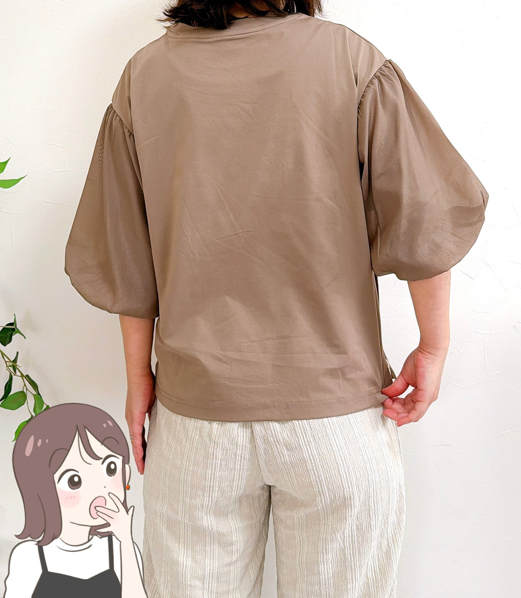 「本当に涼しくて軽い！」ワークマンの“さらさらトップス”二の腕がまるっと隠れるボリューム袖がかわいい！「同僚に褒められました」「袖が可愛くて一目惚れ」