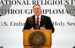 【社説】ポンペオ米国務長官とローマ教皇