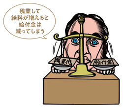 給与が増えると給付金は減る!