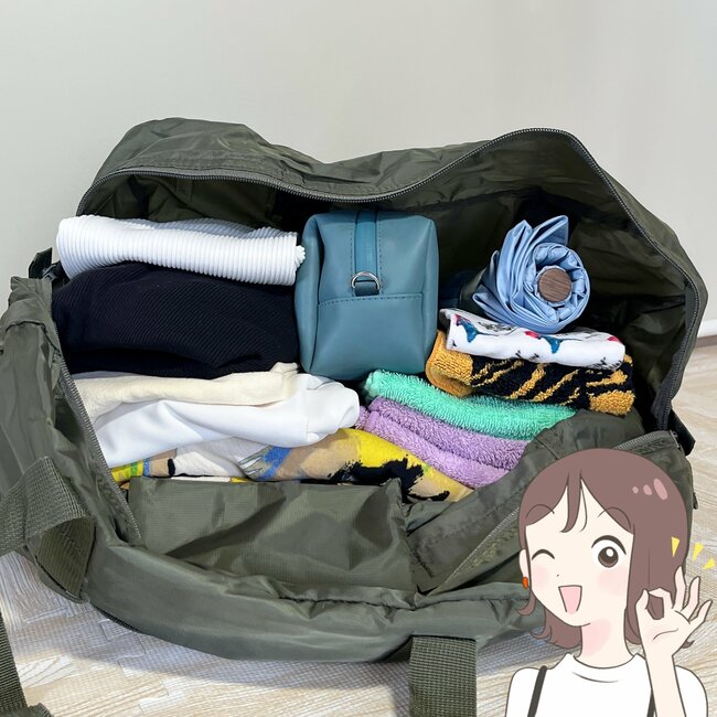 「3日分の着替え入りました」無印良品の“たためる大容量バッグ”が優秀すぎる！「軽くてコンパクト」「荷物が増えたときに助かります」