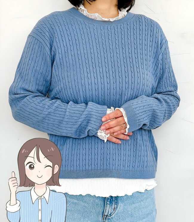 体がペタンと痩せて見える…！ユニクロの“華奢見えニット”が可愛くてヘビロテ確定！「何枚も欲しい」「体のラインが綺麗に見える」