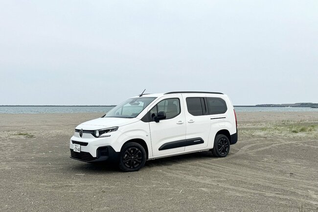 今回お借りして試乗したディーゼル版ベルランゴ。重いオーディオを載せ、東京←→宮崎を往復した
