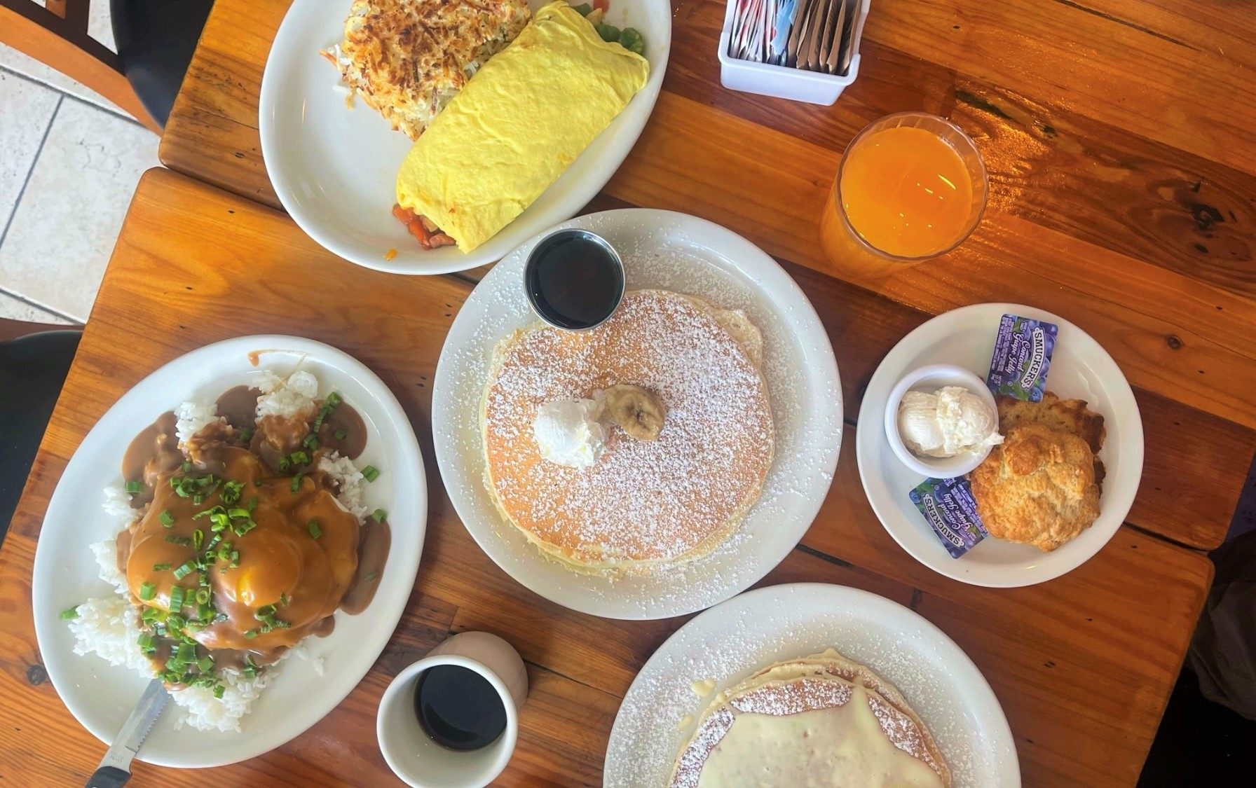ハワイのパンケーキ