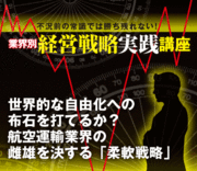 世界的な自由化への布石を打てるか？航空運輸業界の雌雄を決する「柔軟戦略」