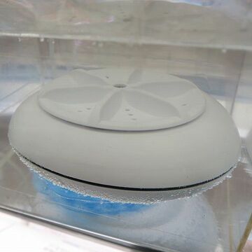 モバイルバッテリーでも動くUSB給電の洗濯機