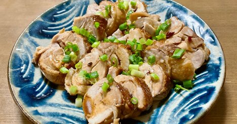 麹のチカラでしっとり！日本酒に合う「鶏もも肉のチャーシュー」