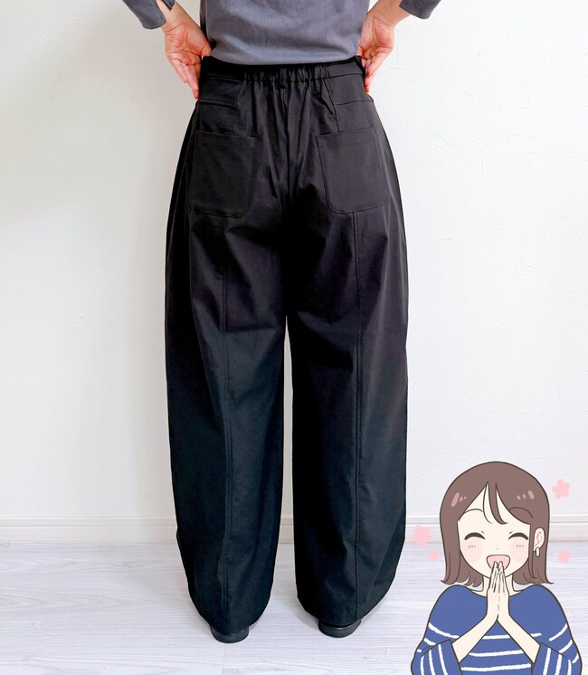 毎日のコーデに手放せない!しまむらの「細見えワイドパンツ」オシャレに体型カバーできて天才!《購入レビュー》