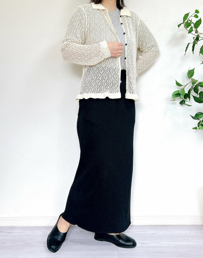 オンラインは即完売！【しまむら】人気コラボの「透かし編みカーディガン」が美しすぎる…1639円とは思えないよ！