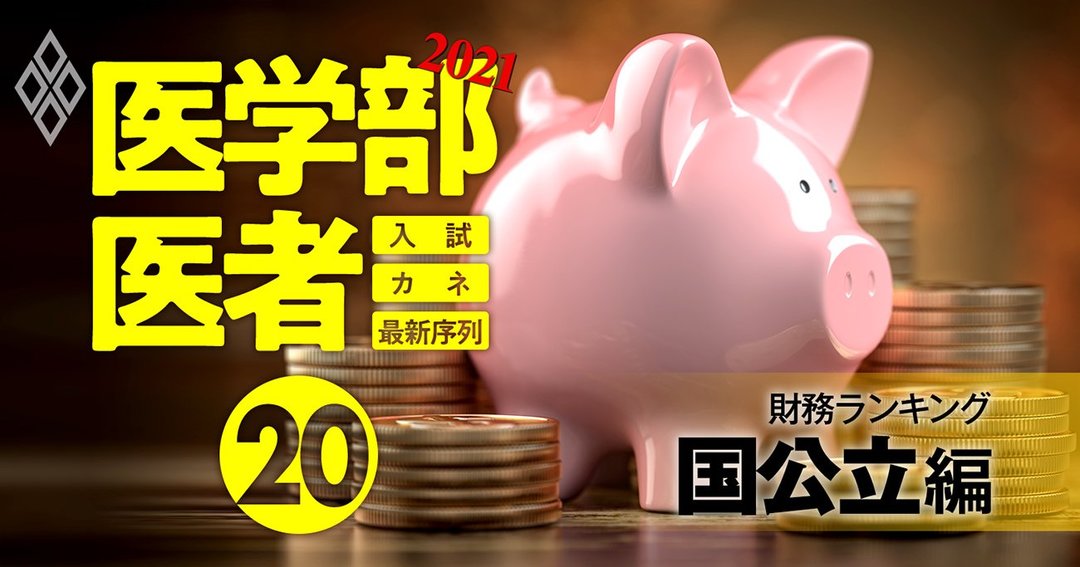 医学部&医者2021入試・カネ・最新序列#20