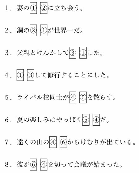 【中学受験の良問・国語】「同じ数字に入る漢字を答えよ」慶應や灘で類題!発想力を試す「漢字」の問題