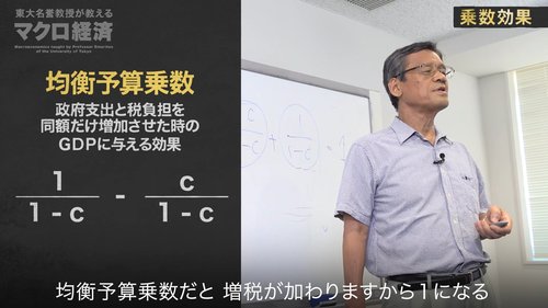 【東大の経済学・動画】財政支出で私たちの所得が雪だるま式に増える理由