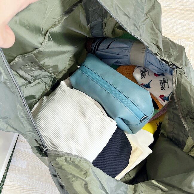 「3日分の着替え入りました」無印良品の“たためる大容量バッグ”が優秀すぎる！「軽くてコンパクト」「荷物が増えたときに助かります」
