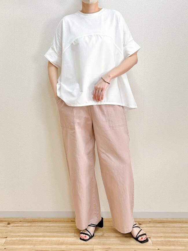 【しまむら】すぽんと着るだけでカワイイ！1089円の「着痩せトップス」360度どこから見てもサマになる…！