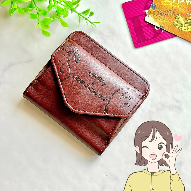 カードや診察券が27枚入った！しまむら×スヌーピーの「ぺたんこ財布」お札が折らずに入るし、小銭が取り出しやすくて嬉しい！《購入レビュー》