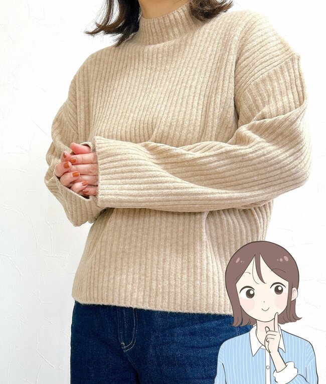 何も着てないみたいに軽い…！ユニクロの“雲みたいなニット”1990円とは思えない着心地です！「めちゃくちゃ暖かい！」「太ってみえない」