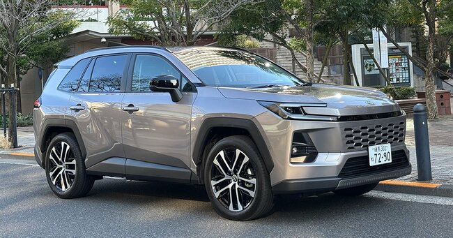 都内で試乗した新型トヨタ「RAV4」の「Z」グレード