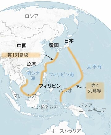中国軍、太平洋で軍事力を誇示