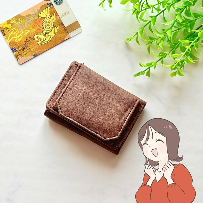 小銭が取り出しやすくて感動…！ダイソー姉妹店の「ミニ財布」ガバッと開くから、レジでの会計がスムーズになった！《購入レビュー》