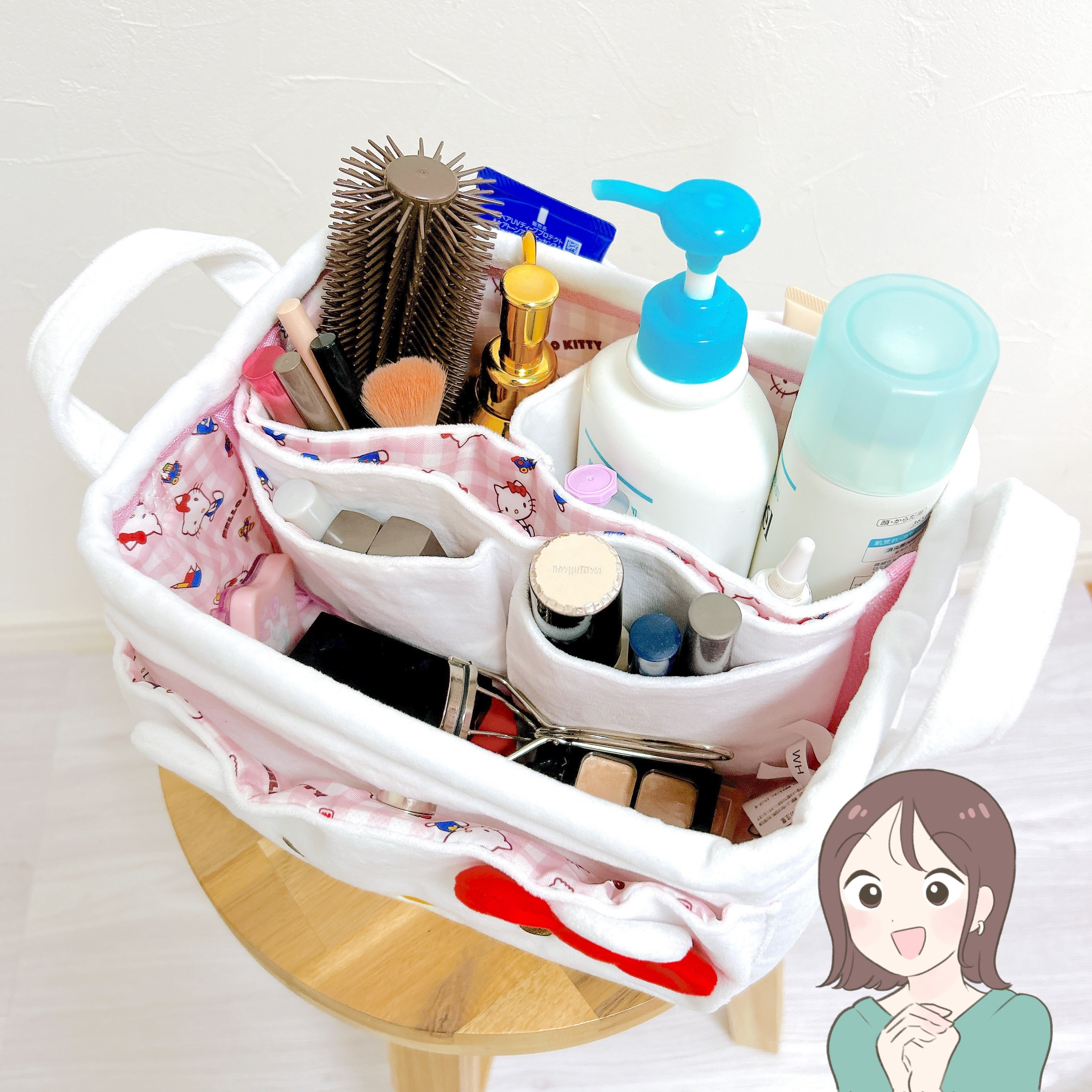 リビングがスッキリ片付いた!しまむらで見つけた「キティちゃんの収納ケース」全部屋に置きたいかわいさなんです!