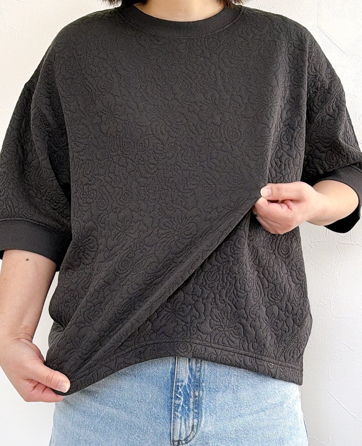 【ワークマン】すぽんと着るだけでカワイイ！1280円の「ふんわりトップス」スウェットみたいで楽ちん！