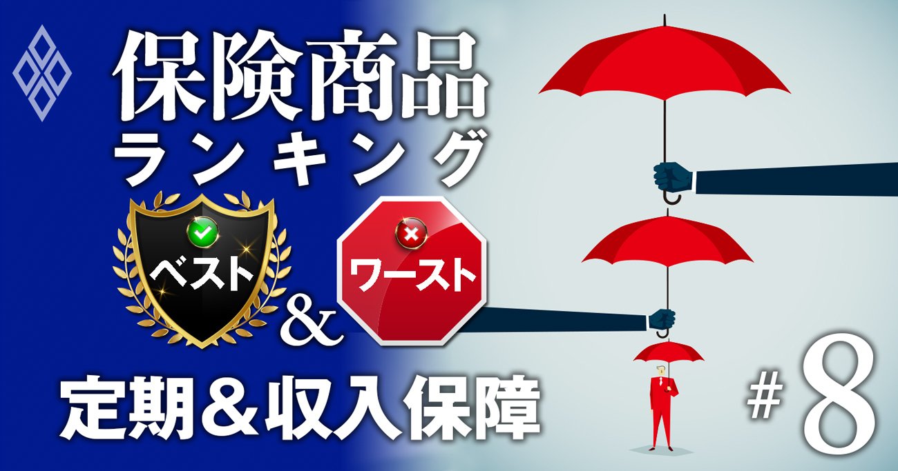 定期保険＆収入保障保険ランキング、「健康割引付き」商品がトップを独占