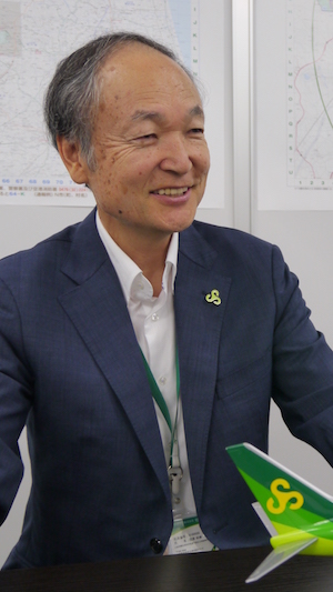 春秋航空日本・樫原利幸社長