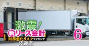 【陸運業17社】新リース会計適用で「財務悪化リスク」が高い企業ランキング！5位SGホールディングス、1位は？