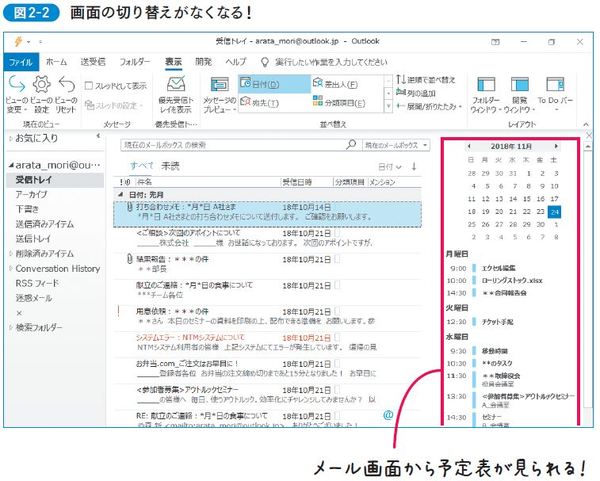 画面の切り替えがなくなる!