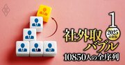 社外取締役・総合ランキング【上位5000人】報酬、兼務、業績…6つの軸で独自評価！「10850人」の最新序列を大公開