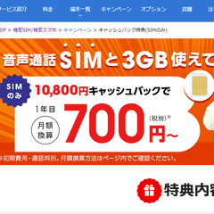 料金割引や通信量増量など、格安SIMの春のオトク情報まとめ