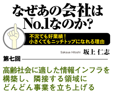 高齢社会に適した情報インフラを構築し、隣接する領域にどんどん事業を立ち上げる