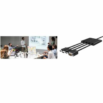 4つの出力コネクターが付属するAVアダプターが発売
