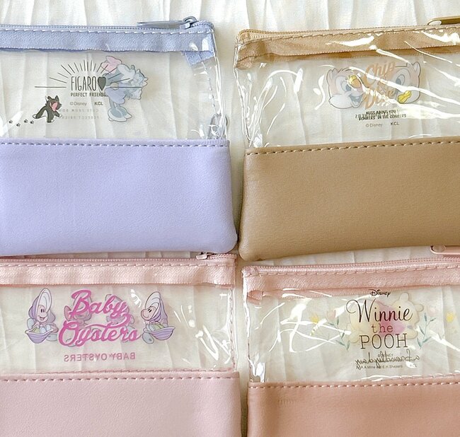 ミニ財布としても使える!セリア×ディズニーの「激かわポーチ」小銭が取り出しやすいし、全種類買って大正解…!