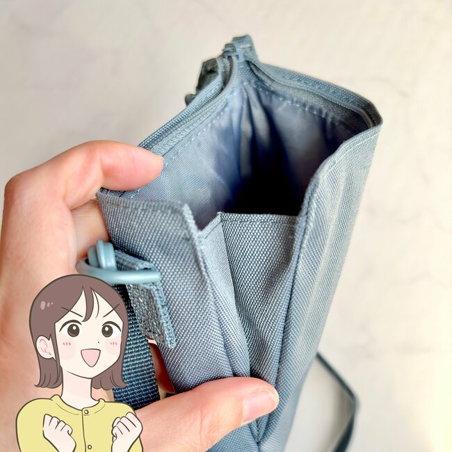 「ポケットがわりに使ってます」無印良品の“大きく開くサコッシュ”が使い道いろいろで優秀すぎる!「サッとお出かけできて最高」「見た目以上の収納力」