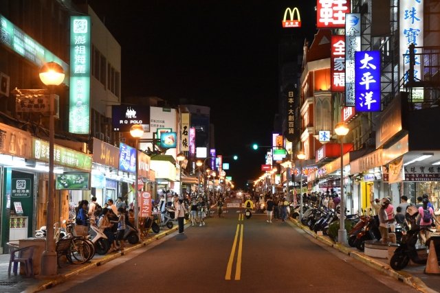 台湾,澎湖,ポンフー,馬公市中心部