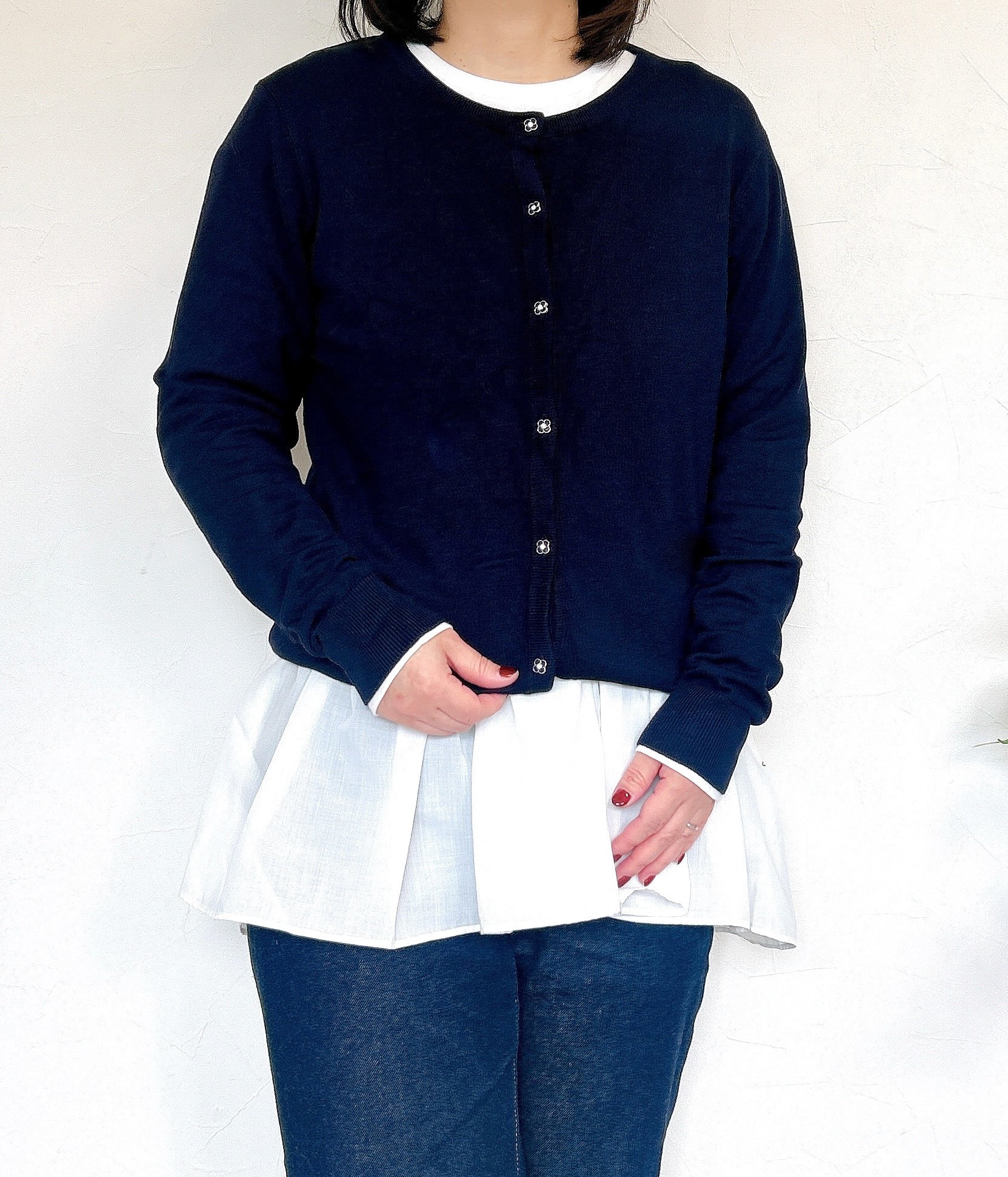 「痩せて見える」グローバルワークの“2490円トップス”重ね着コーデがめっちゃ可愛くなるんです！「お尻も隠れるので一石二鳥」「体型カバーできて重宝」