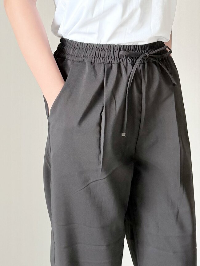 【しまむら】はいた瞬間ひんやり涼しい！1639円の「高見えワイドパンツ」着心地がいい上に、きちんと見えする名品です！《購入レビュー》