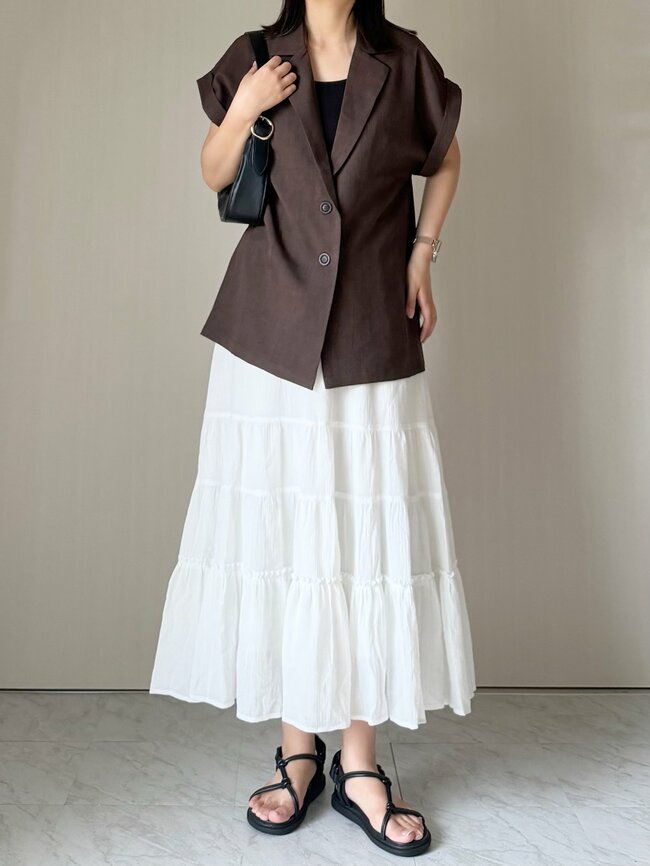 【しまむら】羽織るだけでカワイイ！1639円の「おしりまでカバーできるトップス」が春夏コーデに大活躍です！