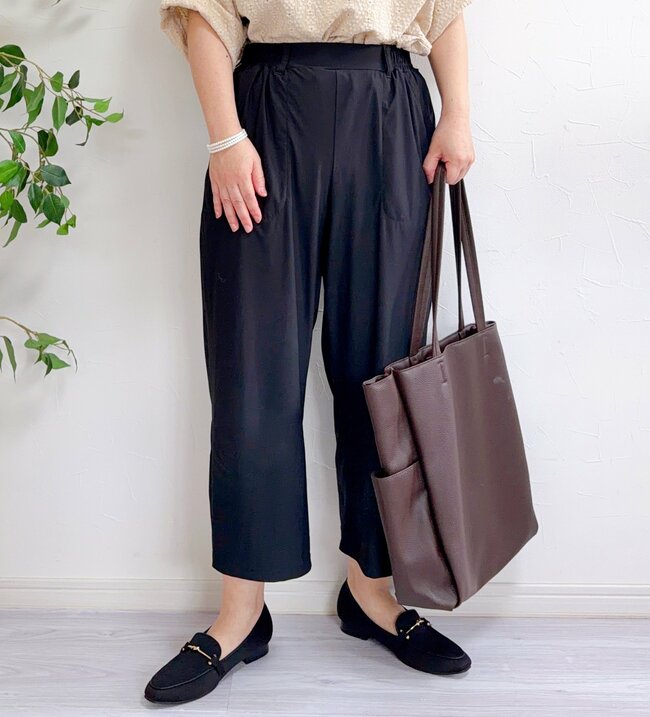 夏中、ずーっと履いてたいわ…!しまむら×ヒヤロンの「ひんやりワイドパンツ」が買って大正解!ゆったり体型カバーもできて手放せない!《購入レビュー》