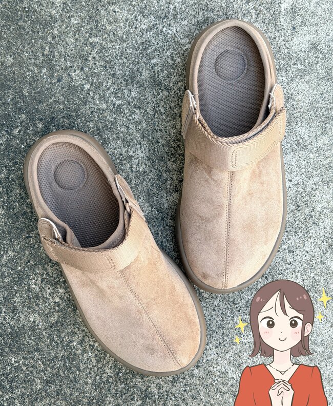 「久々に即買い商品！」スポッと履けて楽ちん！無印良品の“ぽってりサンダル”履き心地もバツグン！「シルエット可愛すぎる！」「色も大人な感じ」《購入レビュー》