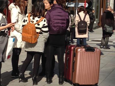 数年前の爆買い前後は“トランク族”が銀座を闊歩