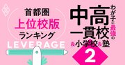 「お得な中高一貫校」ランキング【首都圏・上位校】入試偏差値50~59から名門大に進学