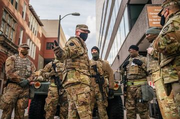 ワシントン封鎖、州兵部隊と不気味な静けさ