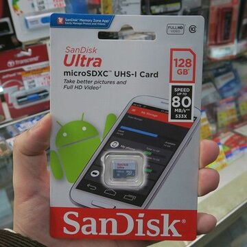 サンディスクのmicroSDカード128GBが1980円！