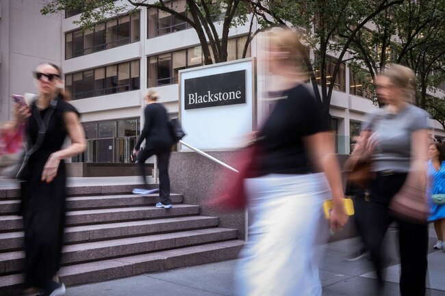 写真：ニューヨーク市にあるブラックストーンの本社