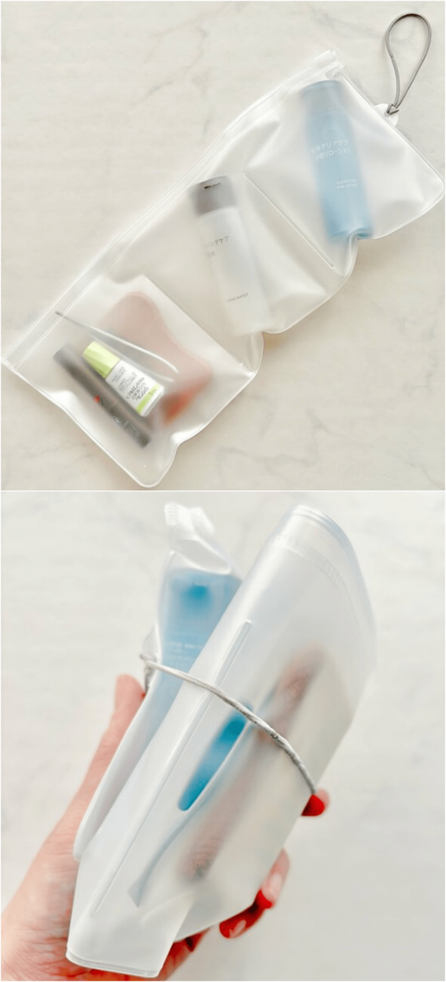 あと3つぐらい買い足したい！3COINSの「自立するポーチ」ポケットたくさんでスッキリ整理整頓できるんです！